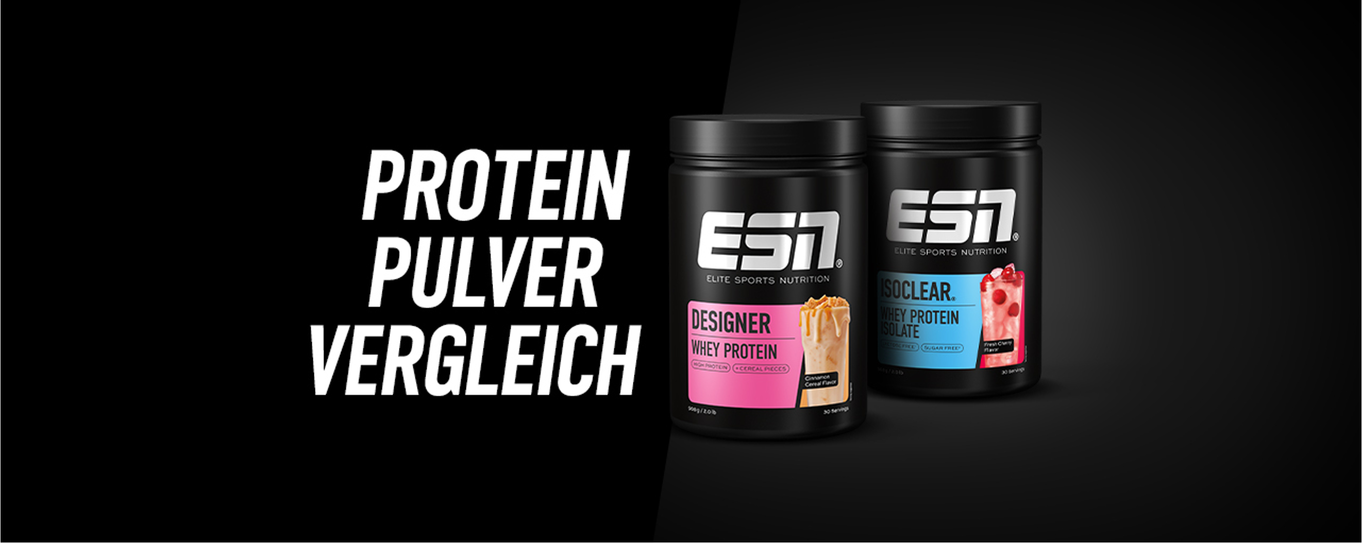 Proteinpulververgleich